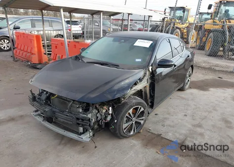 2022 Nissan Sentra Sv Xtronic Cvt z USA, uszkodzony, nr VIN 3N1AB8CV7NY243714